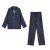 Men's Tencel Long Sleeve Suit Deep Sea Blue 