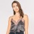 Mulberry silk eyelash lace camisole high-grade gray 