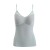 V-neck mesh seamless camisole with inserts, blue green 