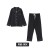 Cotton Crepe Couple Pajamas Men-Dark Gray 