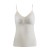 V-neck mesh seamless camisole with inserts off-white 
