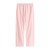 Women's flannel pure pink single trousers 