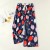 cropped pants-Navy blue color strawberry 