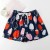 Shorts-navy blue color strawberry 