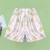 Shorts-Light Pink Lotus Leaf Flower 