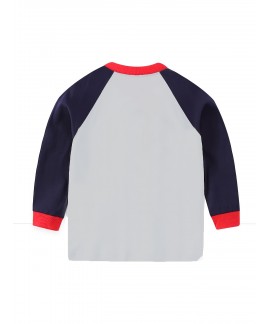 Toddler Boys Casual Cotton Long Sleeve Crew Neck 