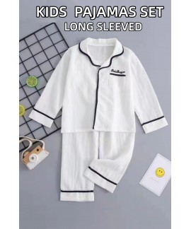 Boys Loungewear Sets Long Sleeves Tops Bottoms Comfortable Cozy Casual Pajamas Set 