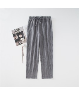 New Autumn Winter Men's Fleece Fabric Sleep Pants Thick Long Pants Large Size Loose Home Pants Exported to Amazon