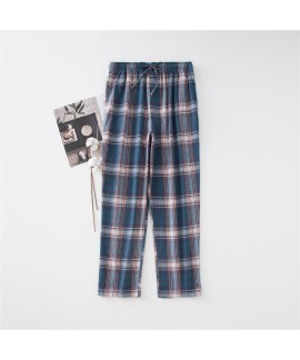 New Autumn Winter Men's Fleece Fabric Sleep Pants Thick Long Pants Large Size Loose Home Pants Exported to Amazon