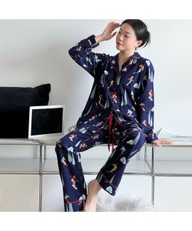 Autumn Winter Women's Thick Warm Cotton Flannel Pajama Sleepwear Home Clothes Maternity Clothes