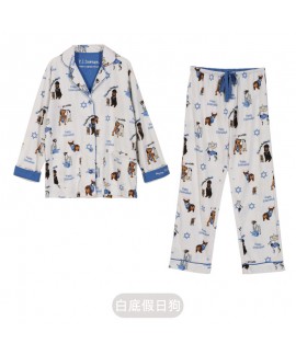 Cute New Arrival PJS Soft Flannel Fleece Long-Sleeved Jumpsuit for Autumn/Winter