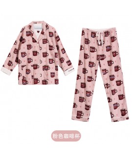 Cute New Arrival PJS Soft Flannel Fleece Long-Sleeved Jumpsuit for Autumn/Winter