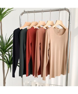 No Size Fiber Light Warm Muscle Bottom Top Trousers Casual Cut Ladies Thermal Underwear Long Clothes and Long Trousers