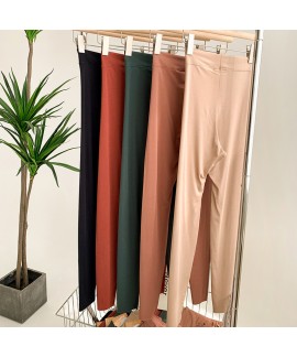 No Size Fiber Light Warm Muscle Bottom Top Trousers Casual Cut Ladies Thermal Underwear Long Clothes and Long Trousers