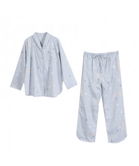 PiMA Cotton 50 Bamboo Yarn Gauze Maternity Pajama for Pregnancy, Breastfeeding, and Afterbirth