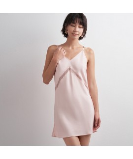 60 Pieces Light and Soft Lacell Silk with Hollow Out Sexy Women's Satin Nightgown Strap Nightgown Home Clothing