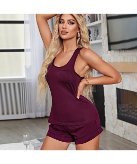 European and American home service women's spring and summer camisole shorts pajamas set ebay wholesale
