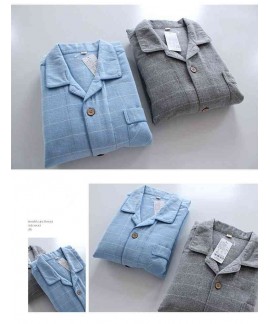 Unprinted simple solid color plaid Mitong double-p...