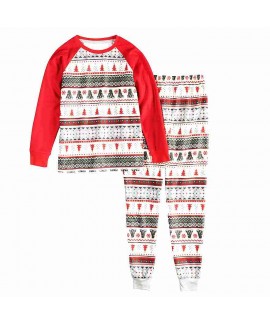 Fashion Christmas parent-child suit two-piece suit