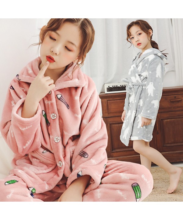 Soft Children's pajamas 2018 for spring cheap boys and girls flannel