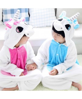 Flannel unicorn Cute cosplay pyjamas Comfy set of ...