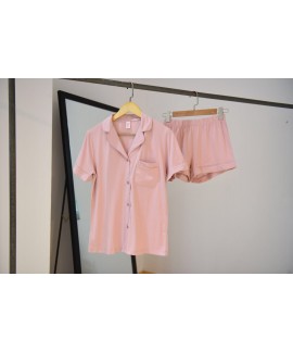 Wholesale Cotton Home Service Love Standard Short Ladies Pajamas Suit For Summer