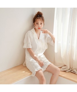 New Summer Cute Sweet Lace Dress Pure White Embroi...