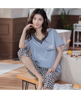 Oversize Loose Cotton Short-sleeved Casual Five-po...