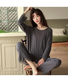 Explosive Thin Modal Cotton Simple Long-sleeved Ho...