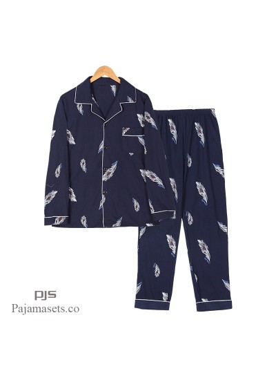 men's cheap cotton pajamas comfy pajama sets for men Simplicity male sleepwear
