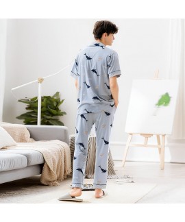 Cartoon printed  comfy Men's cotton Pajamas Fashio...