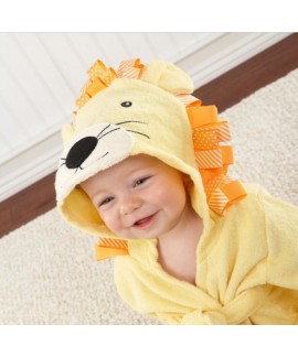 New cute animal shape baby long-sleeved pajamas cotton baby bathrobe Wholesale and Retail