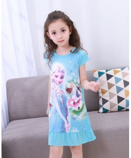 New summer thin children's nightdress short-sleeve...