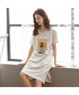 2019 pure cotton ladies sleepwear for summer casual long sleeve pajamas and onesies for women