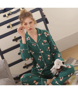 long sleeves cute cotton pajama sets for couple lovely comfy cotton pj sets for spring