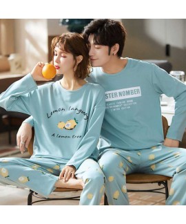 Korean autumn couple ladies long-sleeved casual ho...