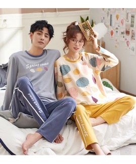 Men and women couples pure cotton cute sweet home ...