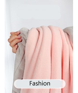 Cartoon pig long coral fleece plus velvet thickening bathrobe flannel men and women Nightgown