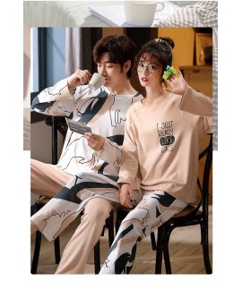Hooded collarless lively cute cartoon new couple k...