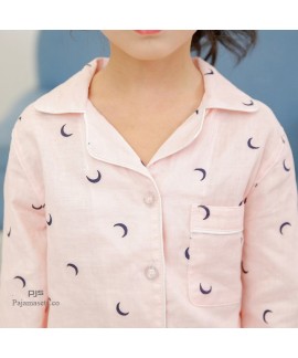 children's pure cotton pajama sets for spring casual sleepwear sets for boys and girls