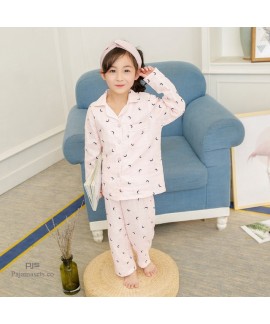 children's pure cotton pajama sets for spring casual sleepwear sets for boys and girls