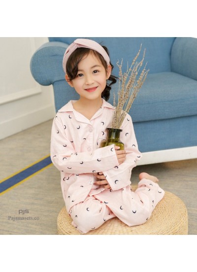 children's pure cotton pajama sets for spring casual sleepwear sets for boys and girls