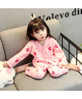 Long Sleeve Children's Two Sets of pajamas for spring comfy sleepwear sets for boys and girls