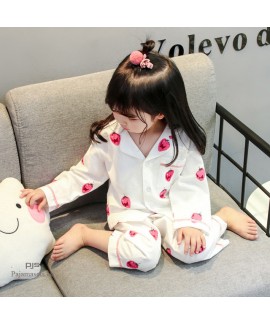 Long Sleeve Children's Two Sets of pajamas for spring comfy sleepwear sets for boys and girls