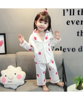 Long Sleeve Children's Two Sets of pajamas for spring comfy sleepwear sets for boys and girls