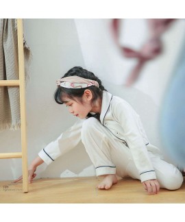 Children's two set of pajamas for spring 2019 pure cotton sleepwear for boys and girls