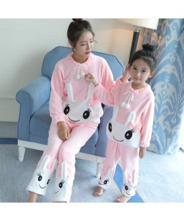 Long sleeved Flannel pajamas girls for autumn and ...