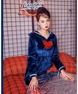 Korean version of coral velvet pajamas women's Jap...