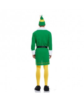 Santa Claus Costume Christmas Elf  Costume Cosplay Christmas Costume Elf Movie Christmas Pajamas