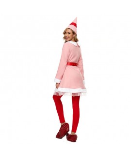 Santa Claus Costume Christmas Elf  Costume Cosplay Christmas Costume Elf Movie Christmas Pajamas